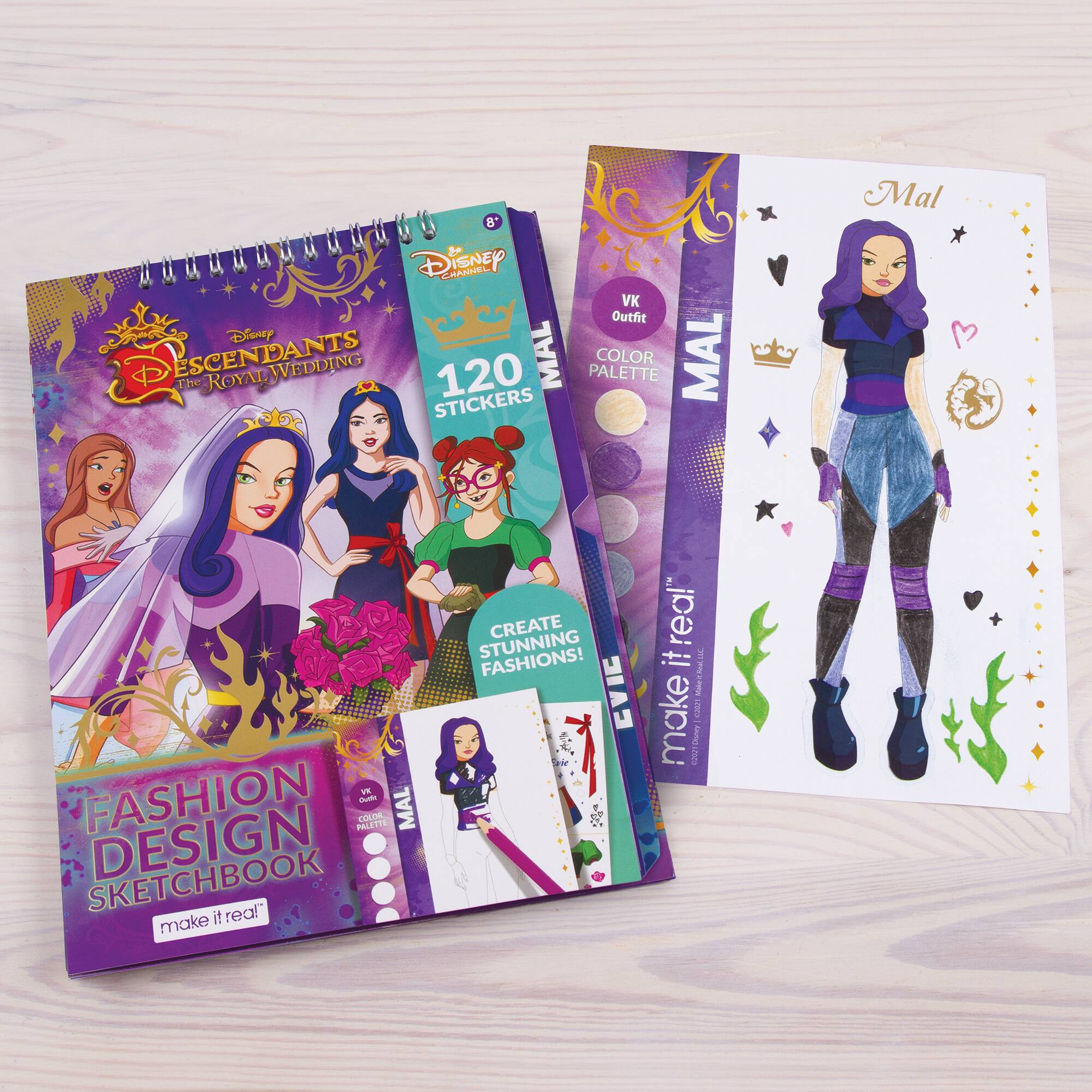Make it Real™ Disney® Descendants Royal Wedding Light Table & Sketchbook
